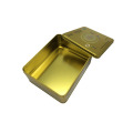 Gold Color Tin Box Packing Biscuit Cookie